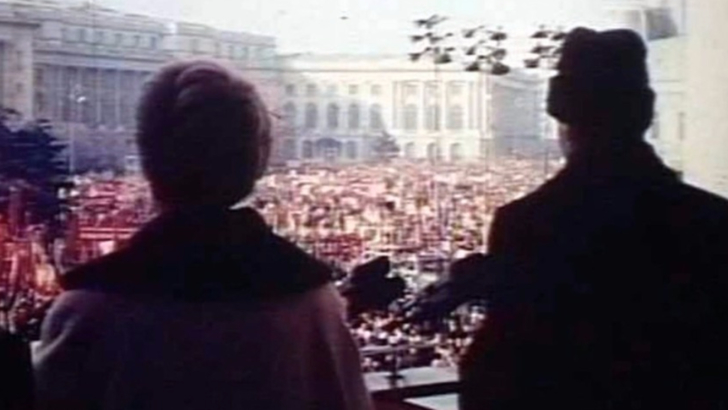 Mitingul lui Nicolae Ceausescu din 21 decembrie 1989, vazut din alt unghi